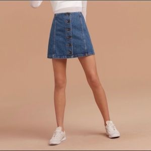 ARITZIA Wilfred Free Ahrens jean skirt